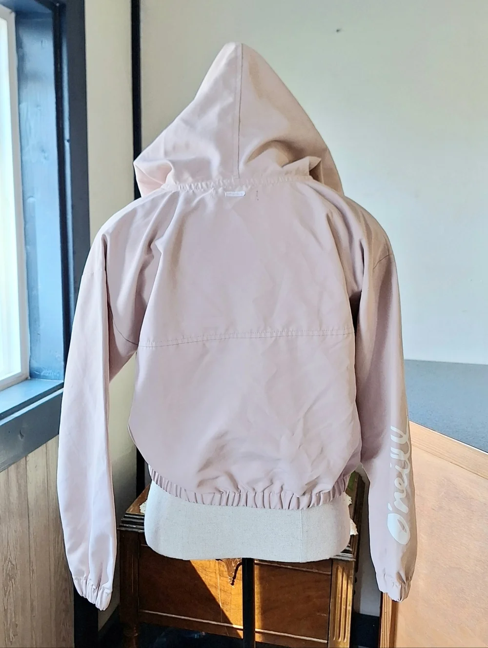 O'Neill Surf Company Cropped 1/4 Zipper Windbreaker Jacket, Tween L, RN#86773